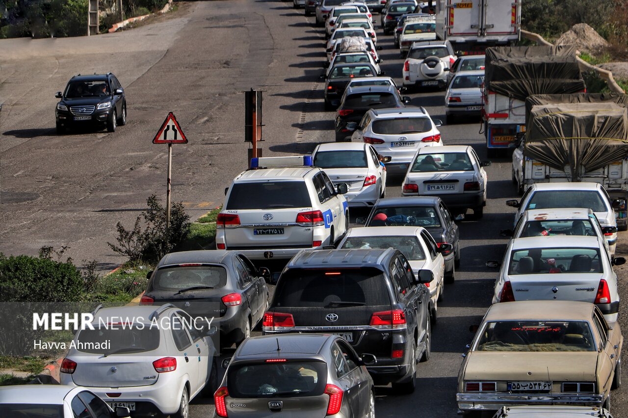 وضعیت جادههای کشور در هشتمین روز سال نو