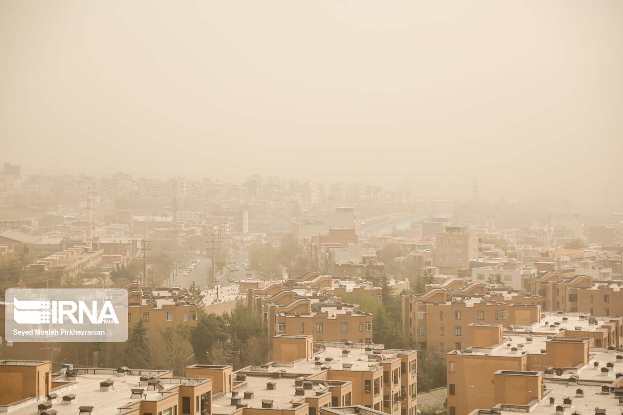 وضعیت هوای پایان هفته کردستان غبارآلود است
