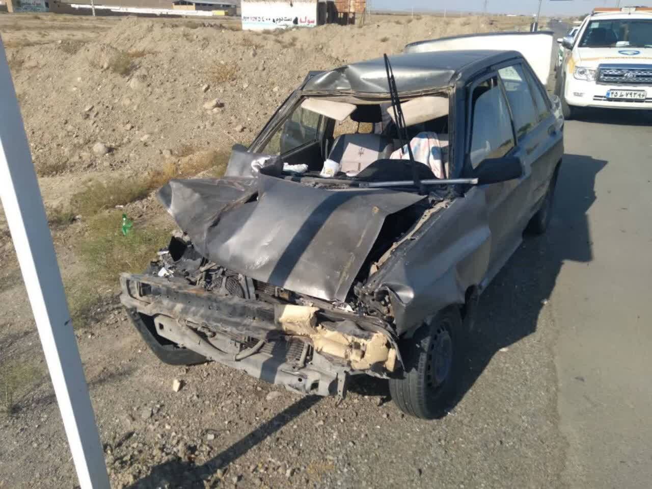 وقوع تصادف زنجیرهای در سمنان/ ۱۴ نفر مصدوم شدند