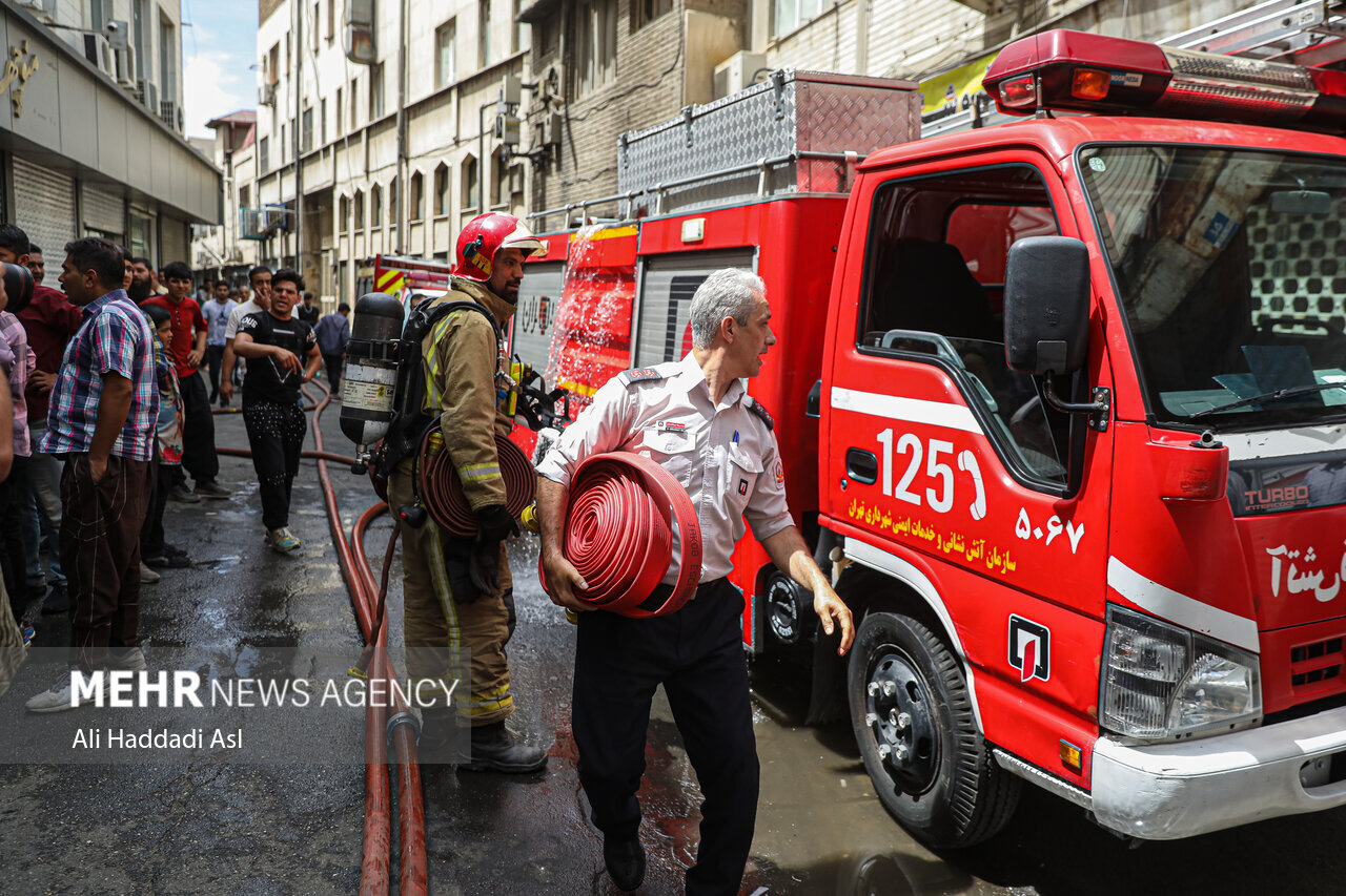وقوع ۱۳ آتش سوزی در اهواز طی یک روز