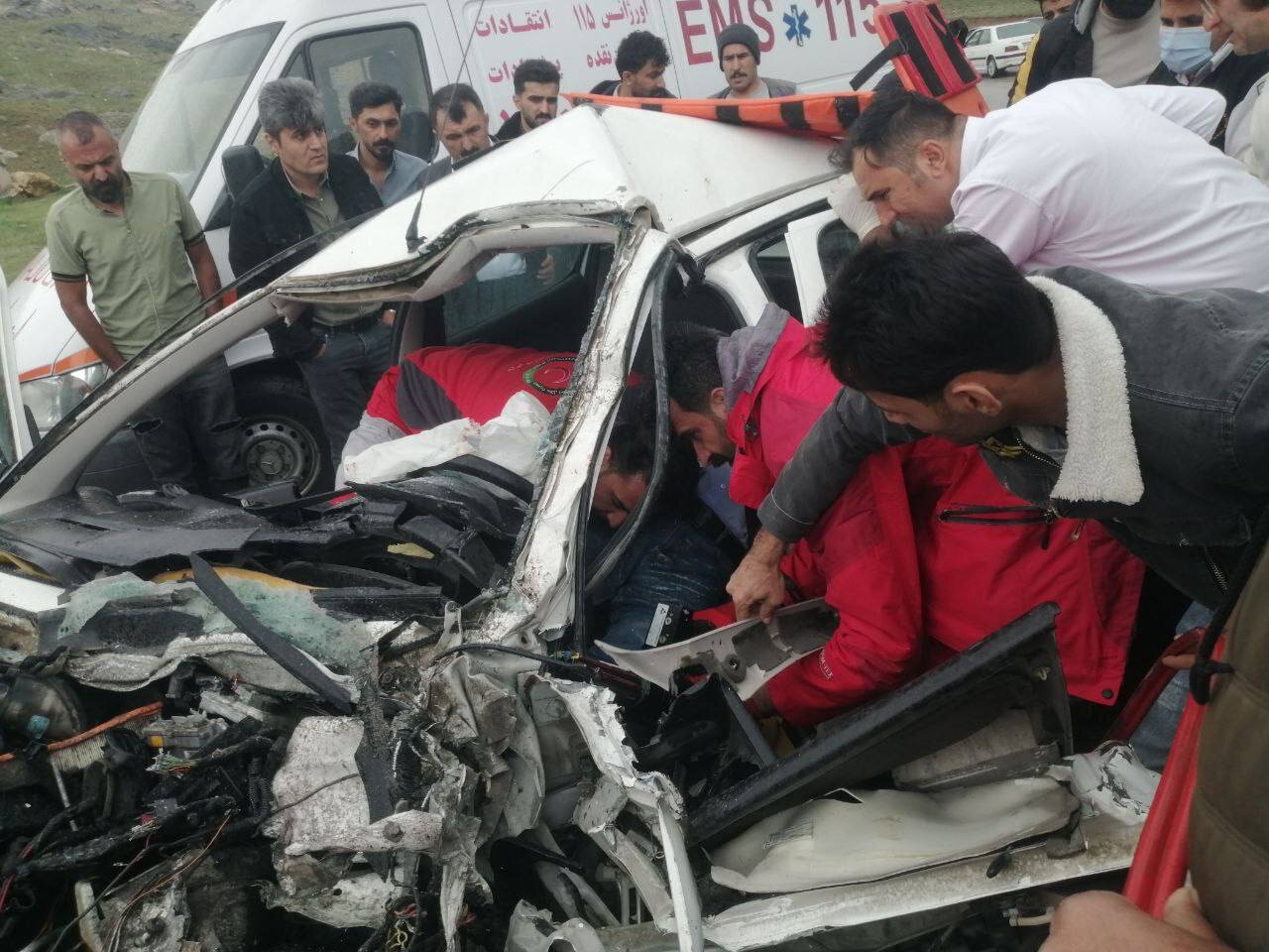 وقوع ۲ فقره تصادف در آذربایجان غربی ۶ مصدوم برجای گذاشت