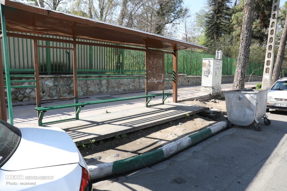 پارک در ایستگاه های اتوبوس و تاکسی ممنوع است