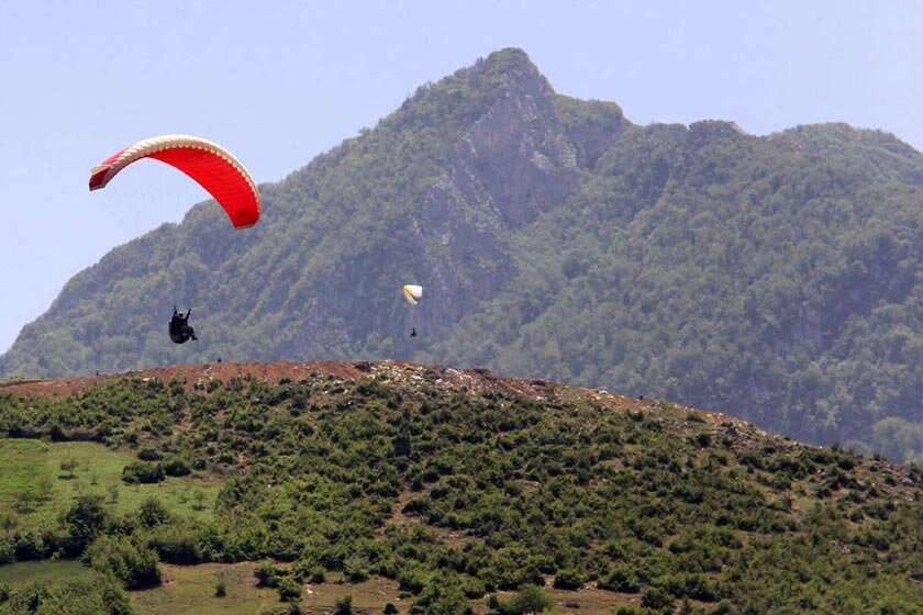 پایان مسابقات پاراگلایدر بانه با قهرمانی ورزشکاران مازندرانی