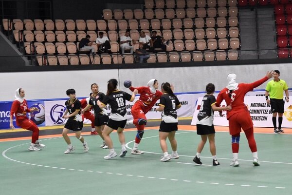 پایان کار تیم هندبال دختران ایران در آسیا با کسب عنوان ششم