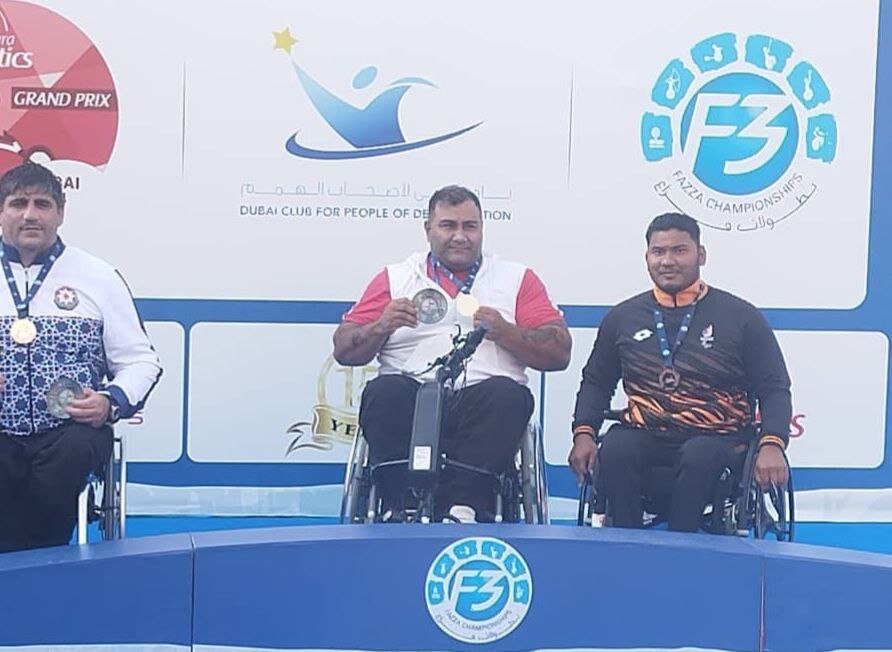 پایان کار پارادوومیدانی کاران ایران با ۷ مدال طلا، نقره وبرنز