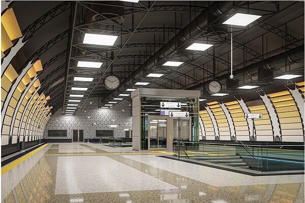 پهناورترین ایستگاه غیر تقاطعی شبکه مترو تهران در تابستان افتتاح می شود