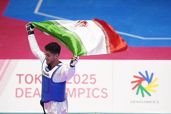 پوراسماعیل در تکواندو طلا گرفت/ بیست و دومین مدال ایران طلایی شد