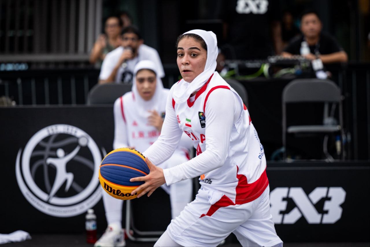 پیروزی تیم بسکتبال سه نفره دختران برابر مالدیو و ناکامی از صعود