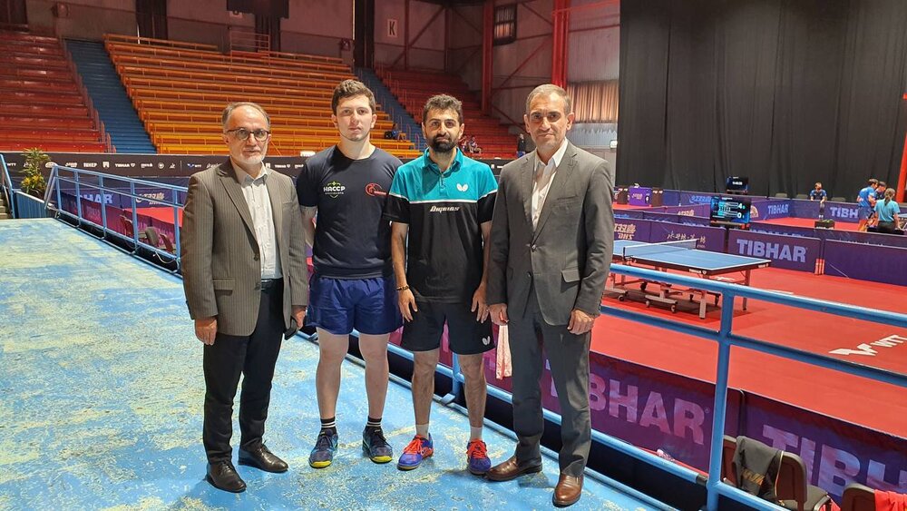 پیروزی تیم دوبل عالمیان و احمدیان در گام نخست مسابقات کرواسی