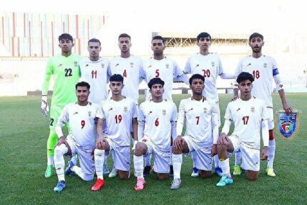 پیروزی تیم فوتبال نوجوانان ایران در آخرین بازی دوستانه