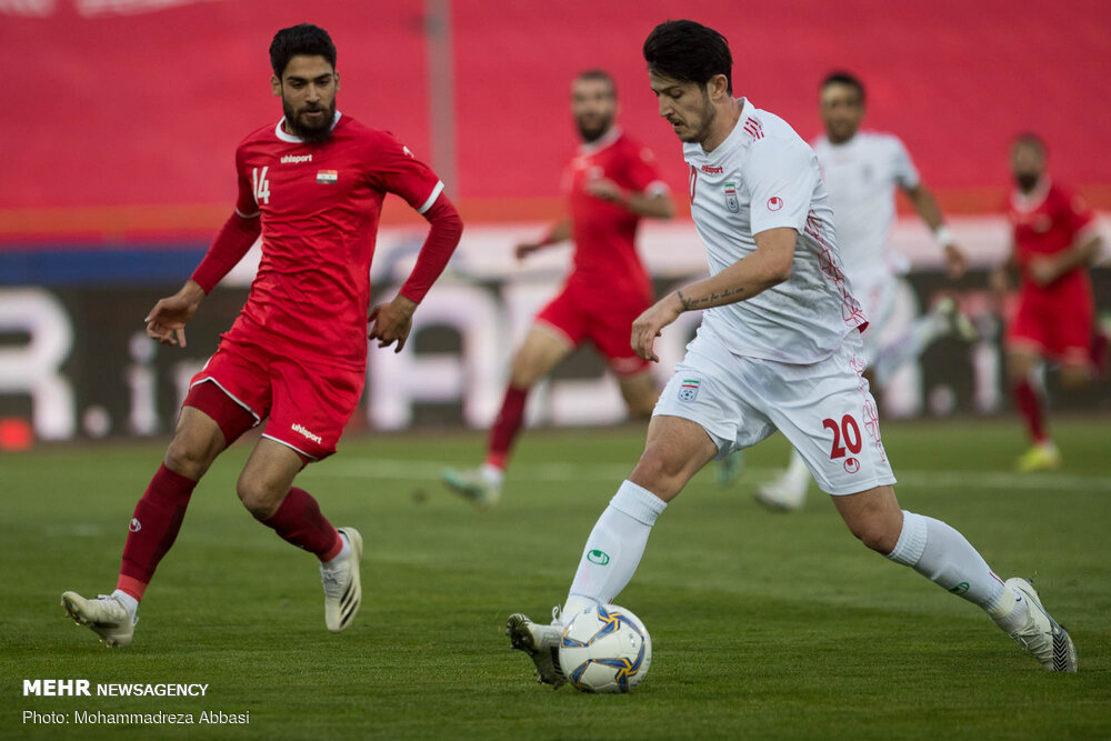 پیروزی تیم ملی ایران برابر سوریه در نیمه اول/ بازهم امیری و سردار
