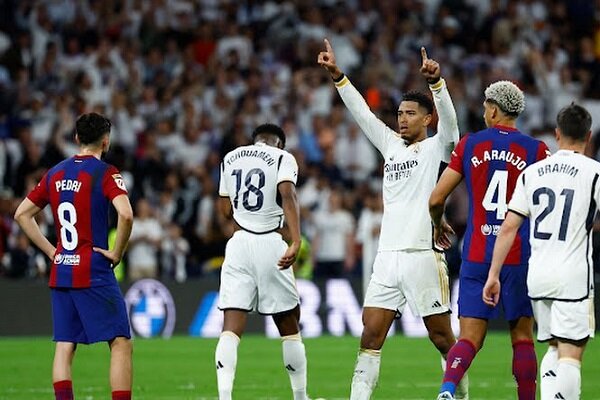 پیروزی رئال مادرید در الکلاسیکو/ موقعیت بارسلونا به خطرافتاد