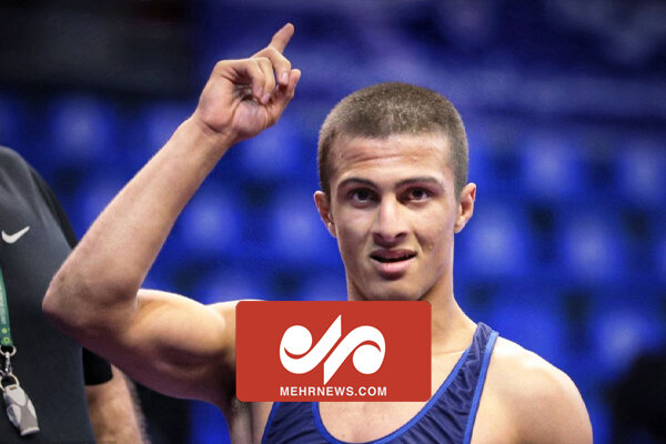 پیروزی شیرین میلاد والی زاده برابر کشتی‌گیرآذربایجانی