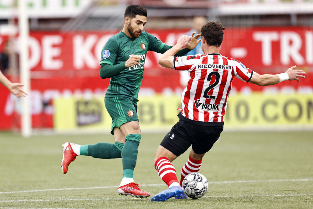 پیروزی فاینورد در دربی روتردام با حضور ۸۳ دقیقهای جهانبخش