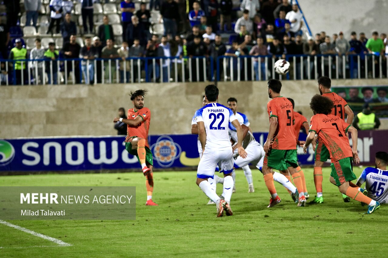 پیروزی قاطع ملوان در نیمه اول مقابل مس