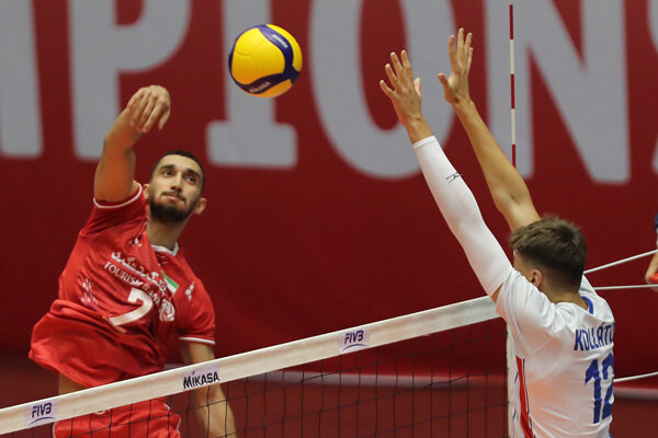 پیروزی مقتدرانه تیم والیبال نوجوانان ایران برابر جمهوری چک