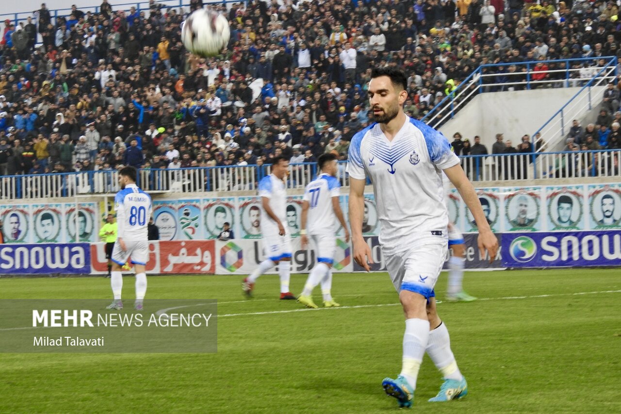 پیروزی ملوان مقابل سپاهان در نیمه اول