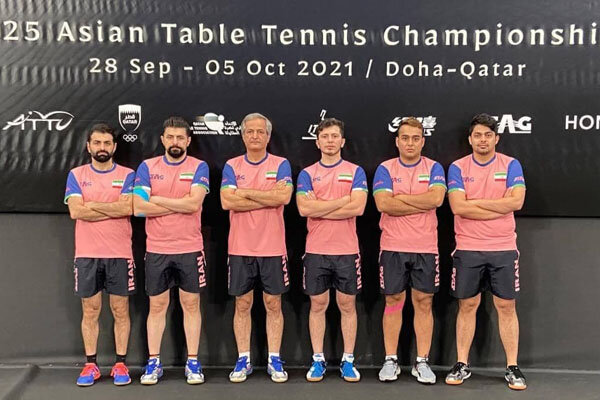 پیروزی ملی پوشان تنیس روی میز ایران برابر هنگ کنگ