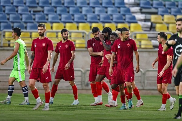 پیروزی پرسپولیس مقابل تیم لیگ یکی