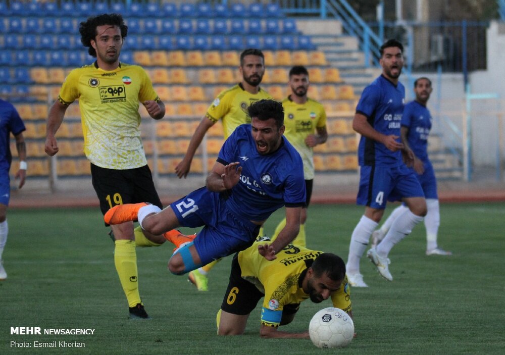 پیروزی یک نیمه‌ای فولاد خوزستان و تساوی سپاهان با گل گهر