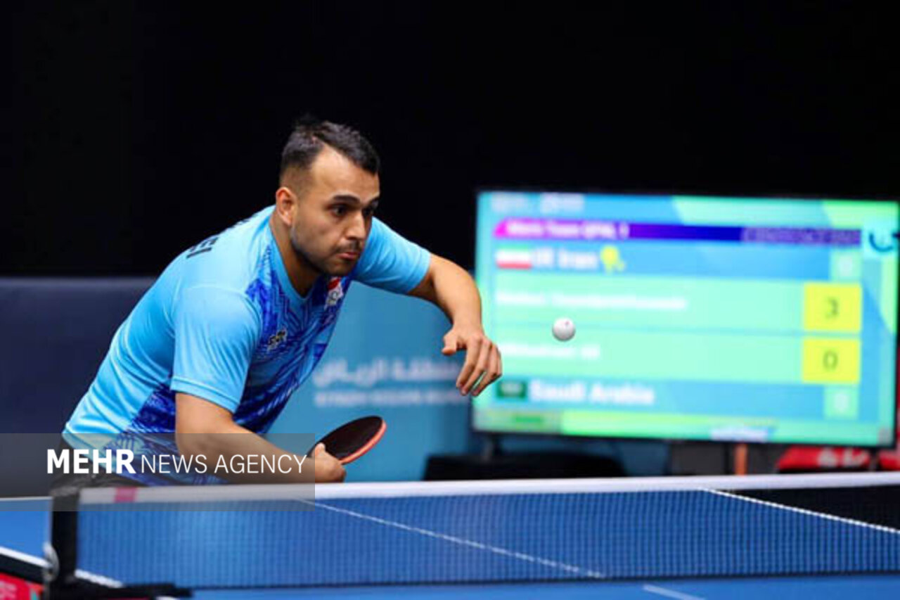 پیروزی یکطرفه هدایی مقابل پینگپنگباز گویان