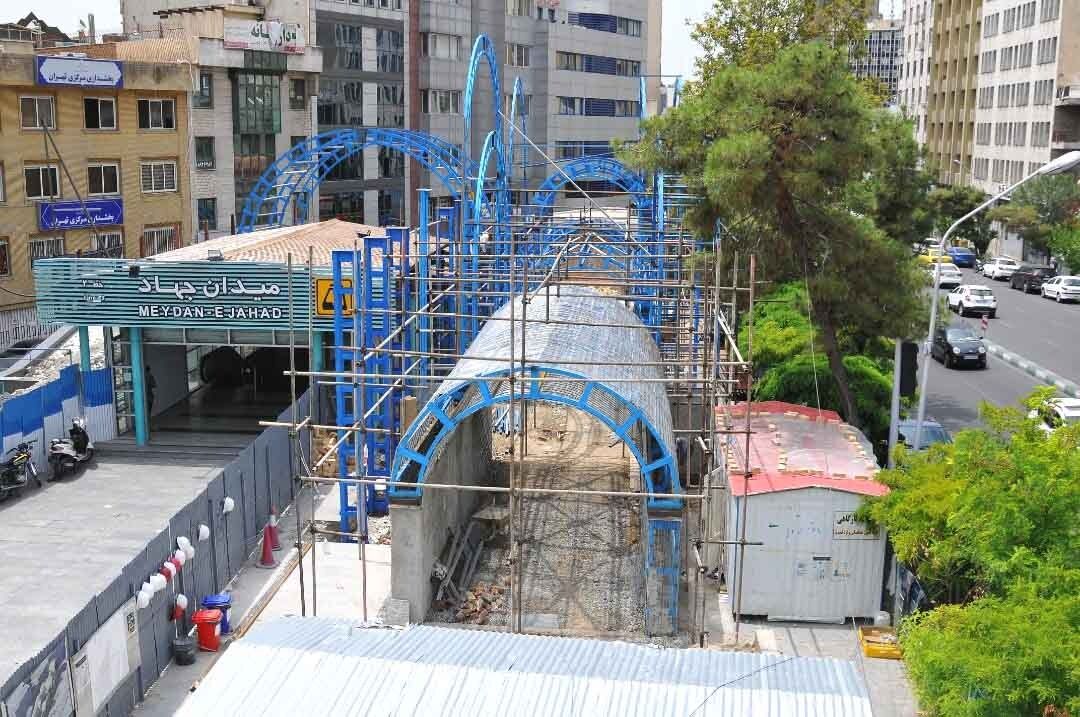 پیشرفت ۳۶ درصدی عملیات احیای میدانگاه جهاد/ تسهیل در رفع گره ترافیکی غرب تهران