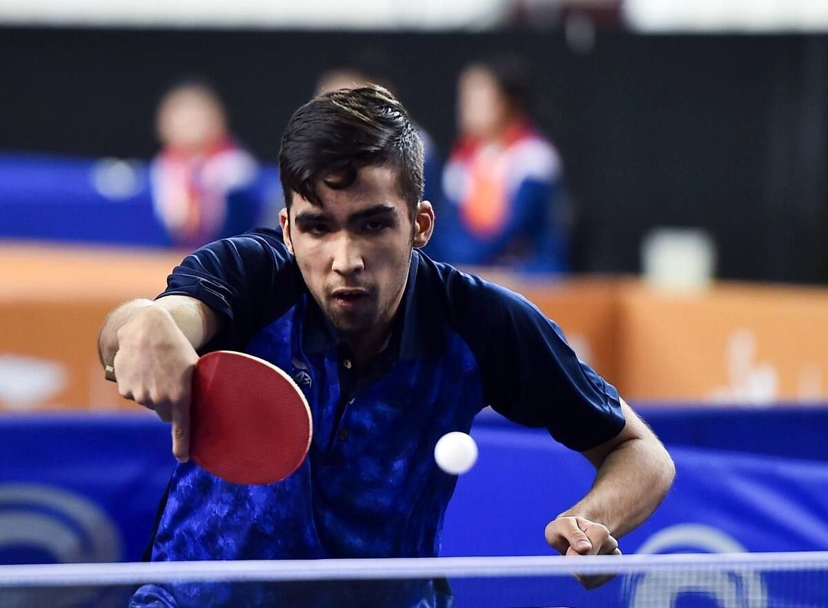 پینگ پنگ باز ایران از صعود به جمع هشت بازیکن برتربازماند