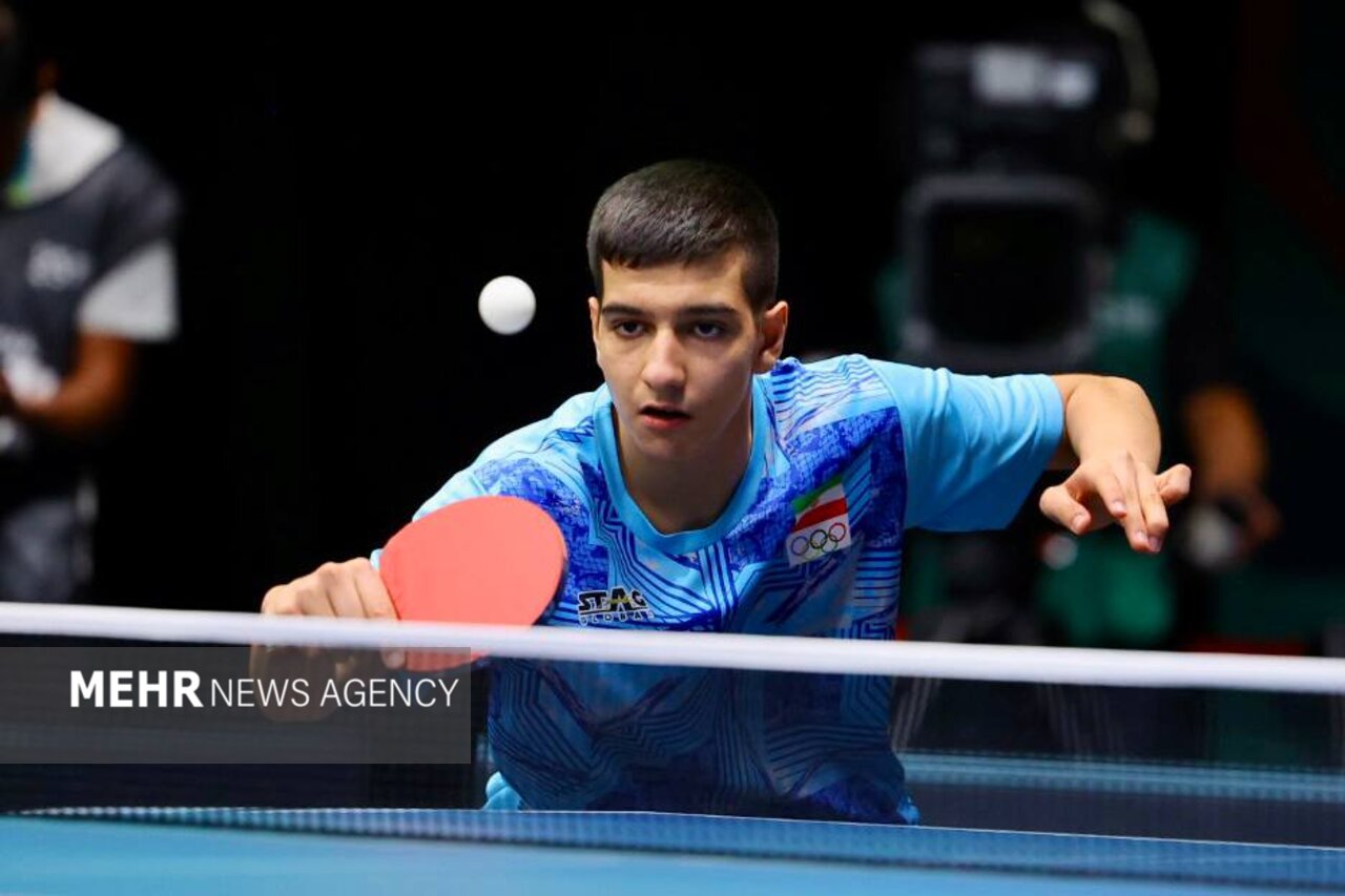 پینگ پنگ باز ایران در استارکانتندر قطر هم قهرمان شد، هم نایب قهرمان