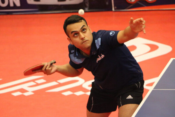 پینگ پنگ باز ملی پوش ایران موفق به شکست حریف بلاروسی شد