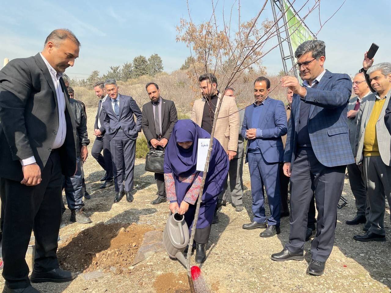 پیوستن رئیس سازمان حفاظت محیطزیست به پویش ملی درختکاری «سرو ایران»