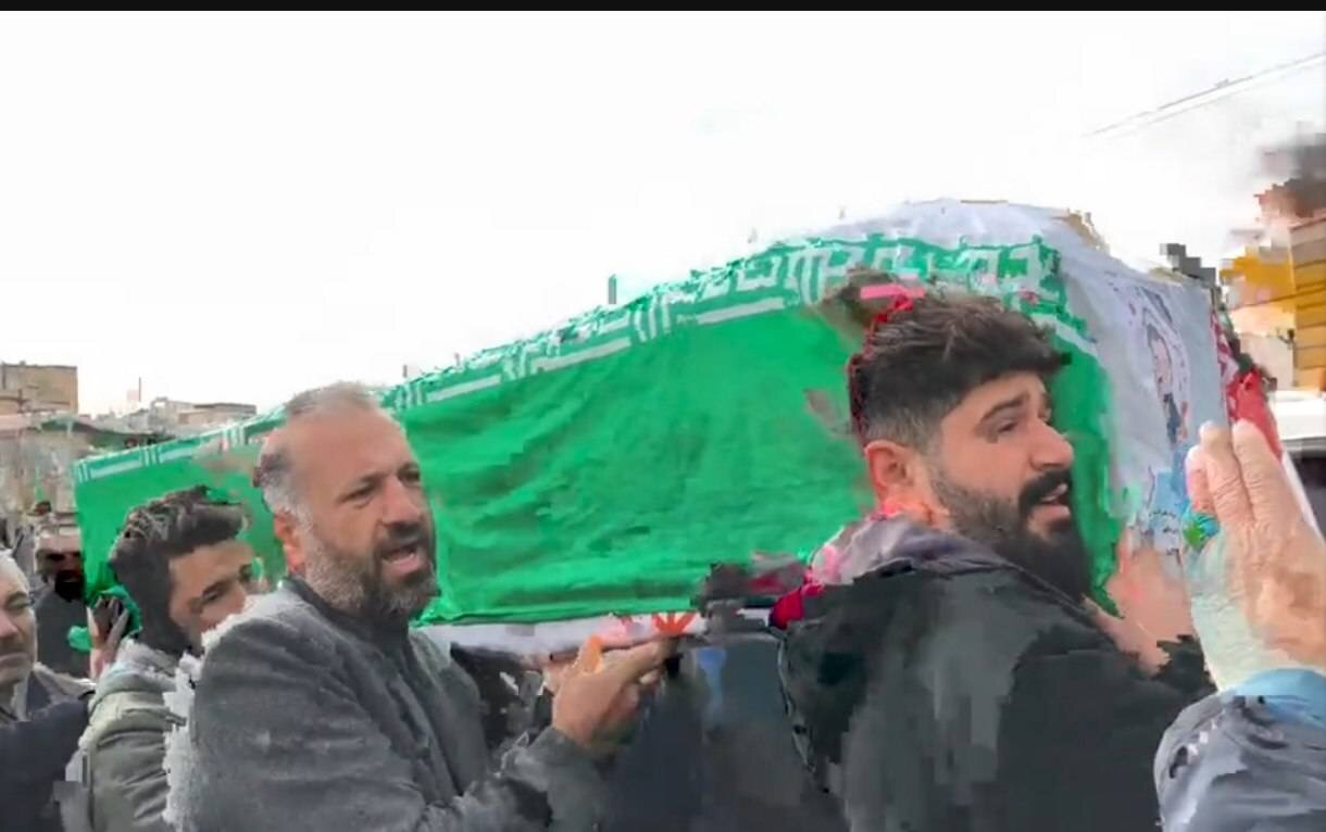 پیکر مطهر شهید جمشید غلامی در دهگلان تشییع شد