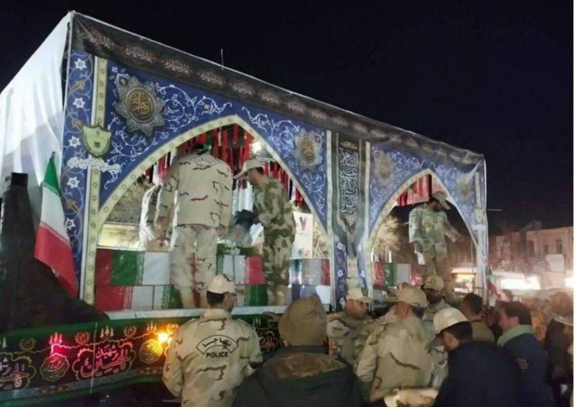 پیکر مطهر ۶ شهید مرزبانی در ارومیه تشییع شد