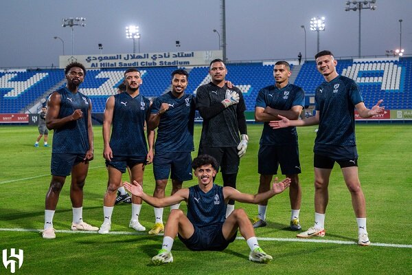 پیگیری آخرین تمرین الهلال در ریاض پیش از سفر به تهران