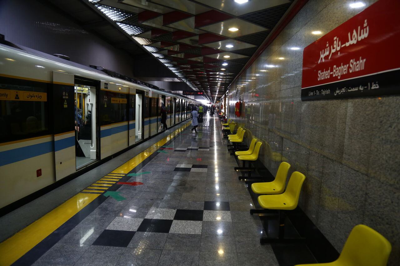 چهار ایستگاه مترو تهران در روز ارتش مسافرگیری ندارد