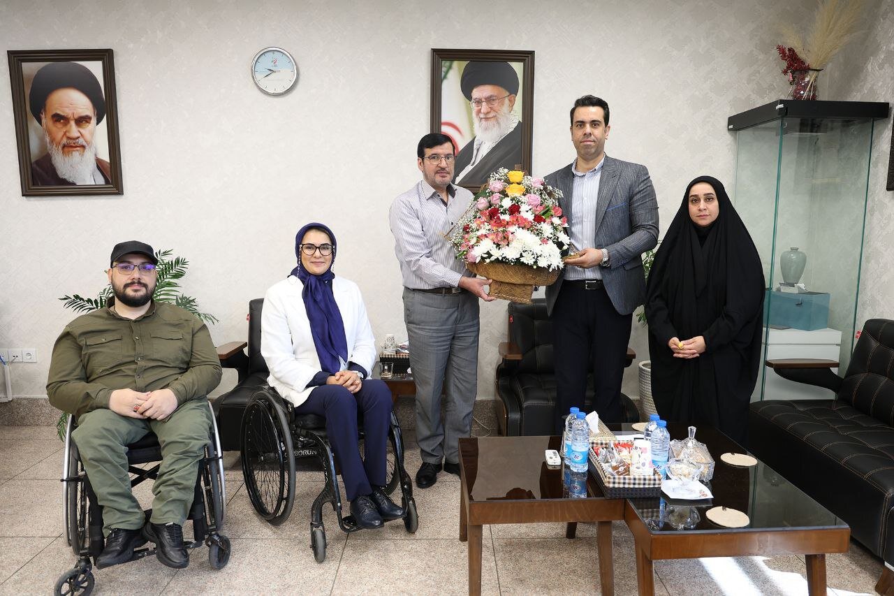 چهار مدال آور ایران با رئیس کمیته ملی پارالمپیک دیدار کردند