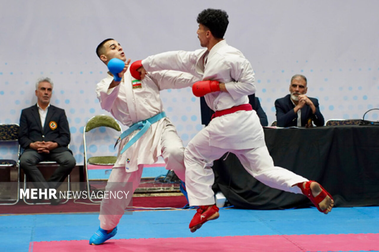کاراته کاهای ملی پوش در آزمون سوم انتخابی