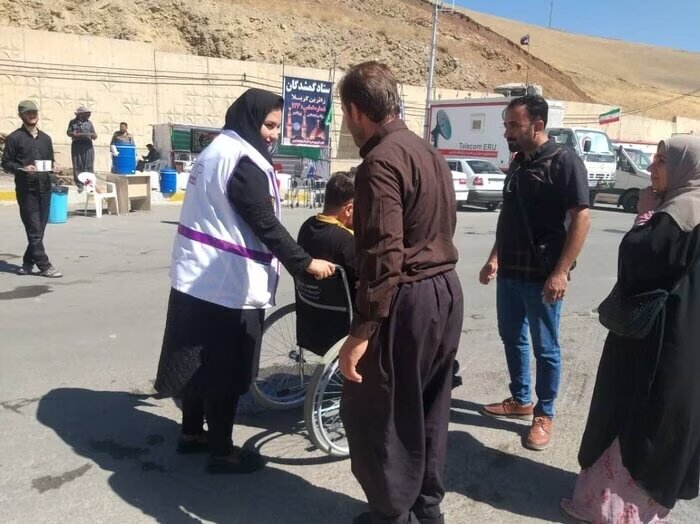 کاروان بهداشت و درمان آذربایجان غربی در مرز تمرچین مستقر می
شود