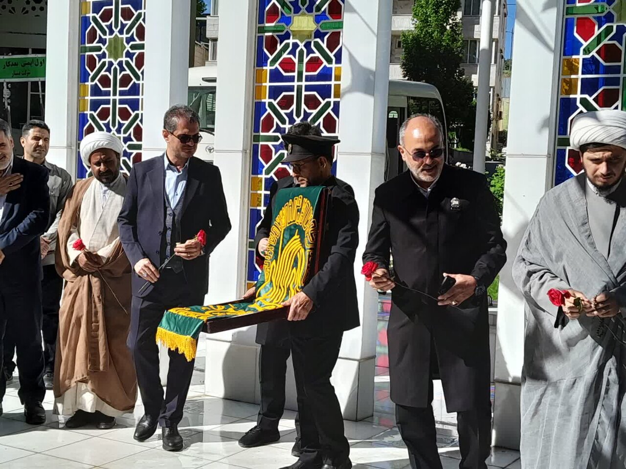 کاروان بیرق رضوی وارد سنندج شد