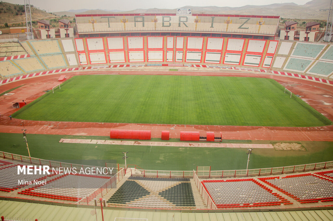 کاشت چمن در استادیوم یادگار امام تبریز منتفی شد