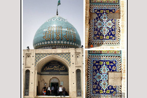 کاشیهای بنای امامزاده « شاهزاده محمد» ورامین ناپدید شد