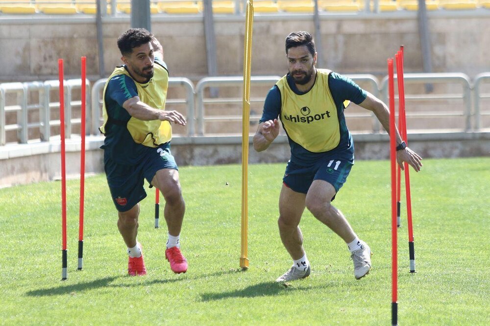 کامیابی نیا با پرسپولیس تمرین کرد؛ خیال یحیی راحت شد