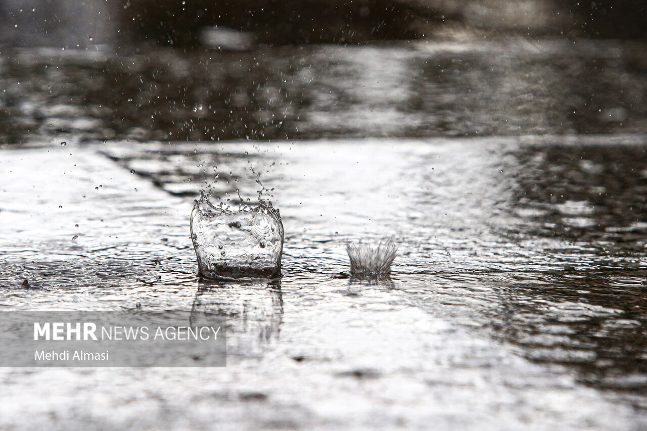 کاهش دما و بارش باران در استانهای شمالی
