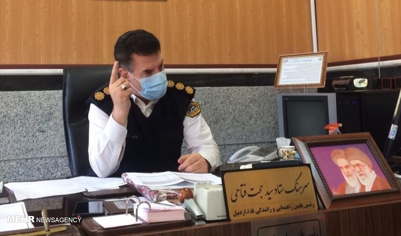 کاهش ۱۰ درصدی تلفات تصادفات درون شهری در اردبیل