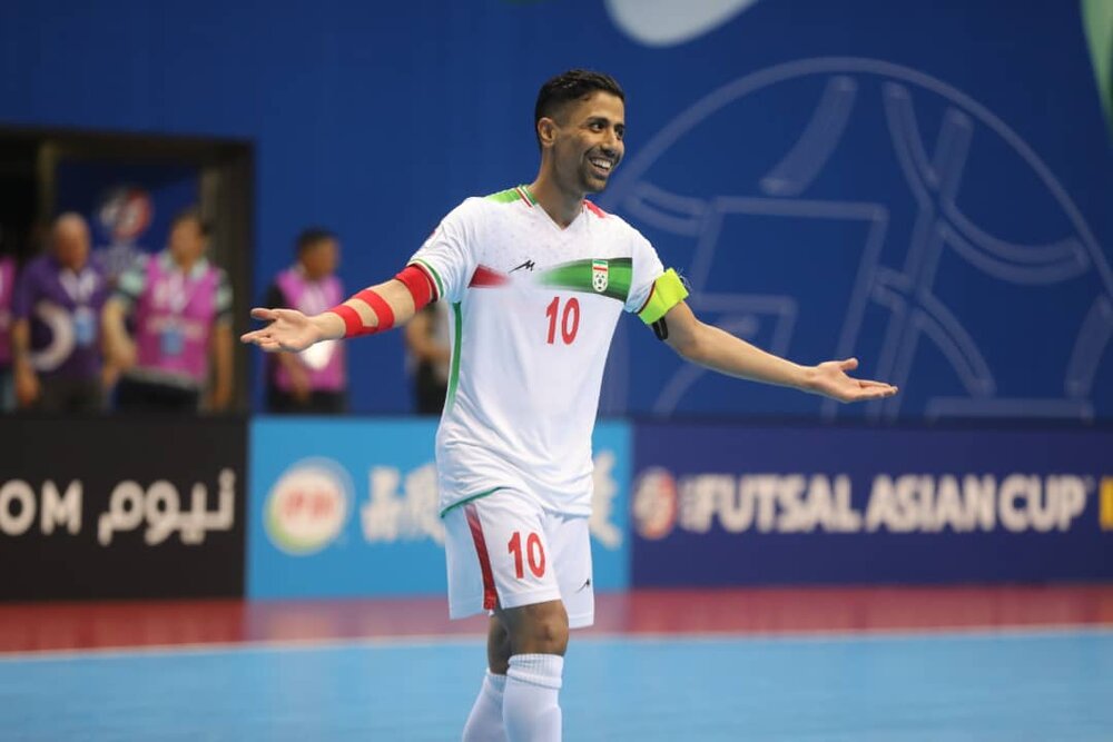 کاپیتان تیم ملی ایران آقای گل فوتسال قهرمانی آسیا شد