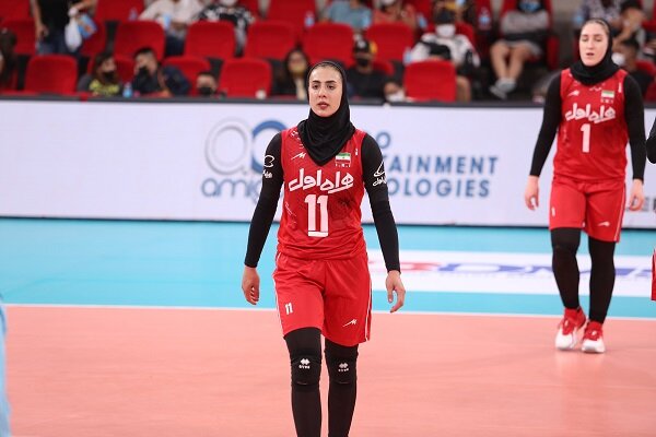 کاپیتان تیم والیبال بانوان مسابقات قهرمانی آسیا را از دست داد