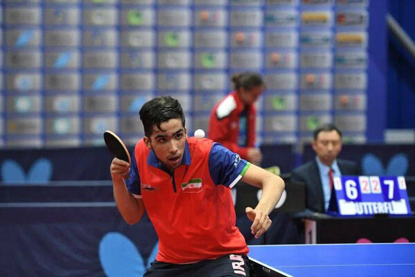 کسب سومین مدال تنیس روی میز ایران در مسابقات جهانی تونس