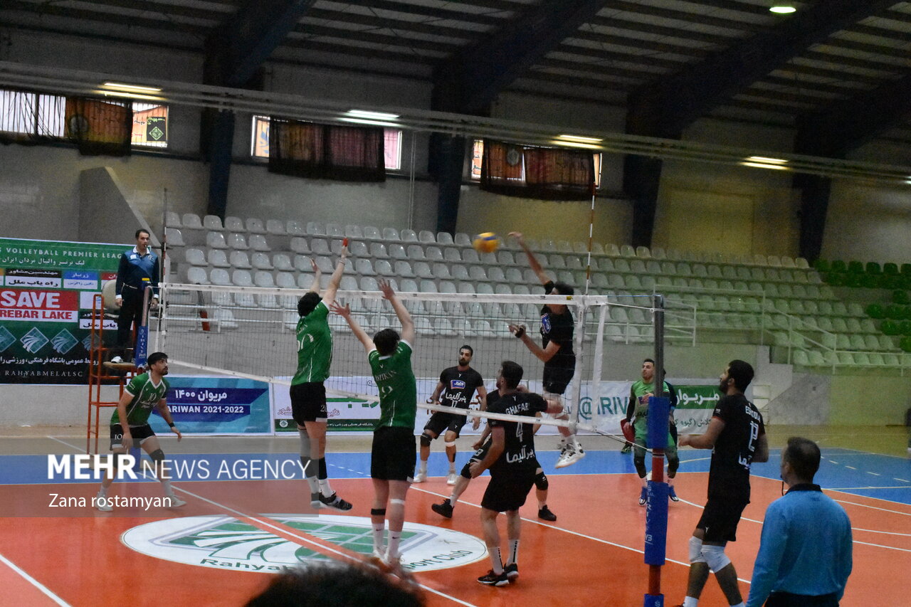 کسب ششمین برد نماینده کردستان در نیم فصل اول لیگ برتروالیبال