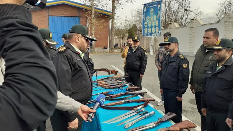 کشف سلاح از شرور متواری در تهران