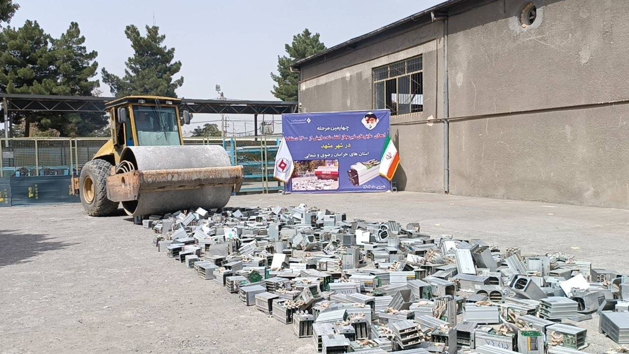 کشف ۲۵ دستگاه ماینر غیرمجاز در میاندوآب