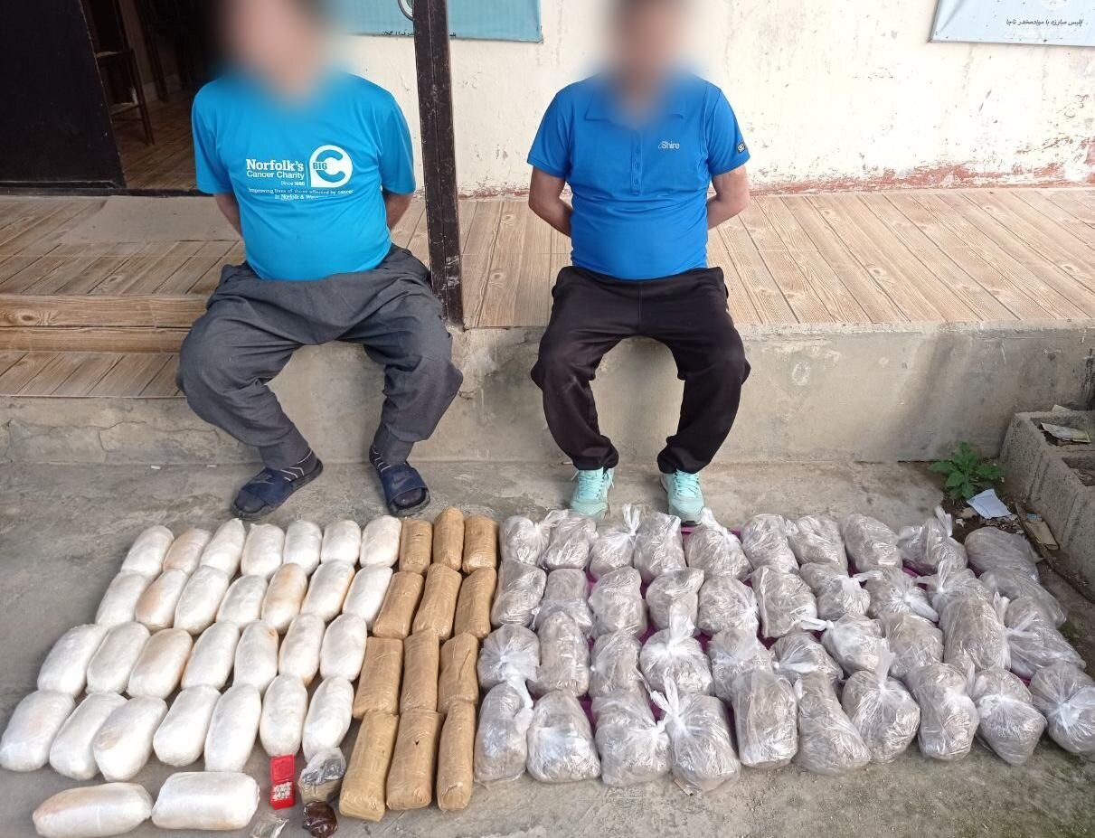 کشف ۶۷ کیلوگرم انواع مواد مخدر در فومن